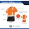Ge Hi-Vis Short Sleeve T-Shirt, Birdseye Knit Polyester, Orange/Black, M GS116OM - alternate 4